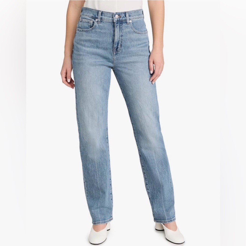 Madewell The 90s Straight Jeans Rondell Wash Women’s 32P Petite‎ Mid-Rise